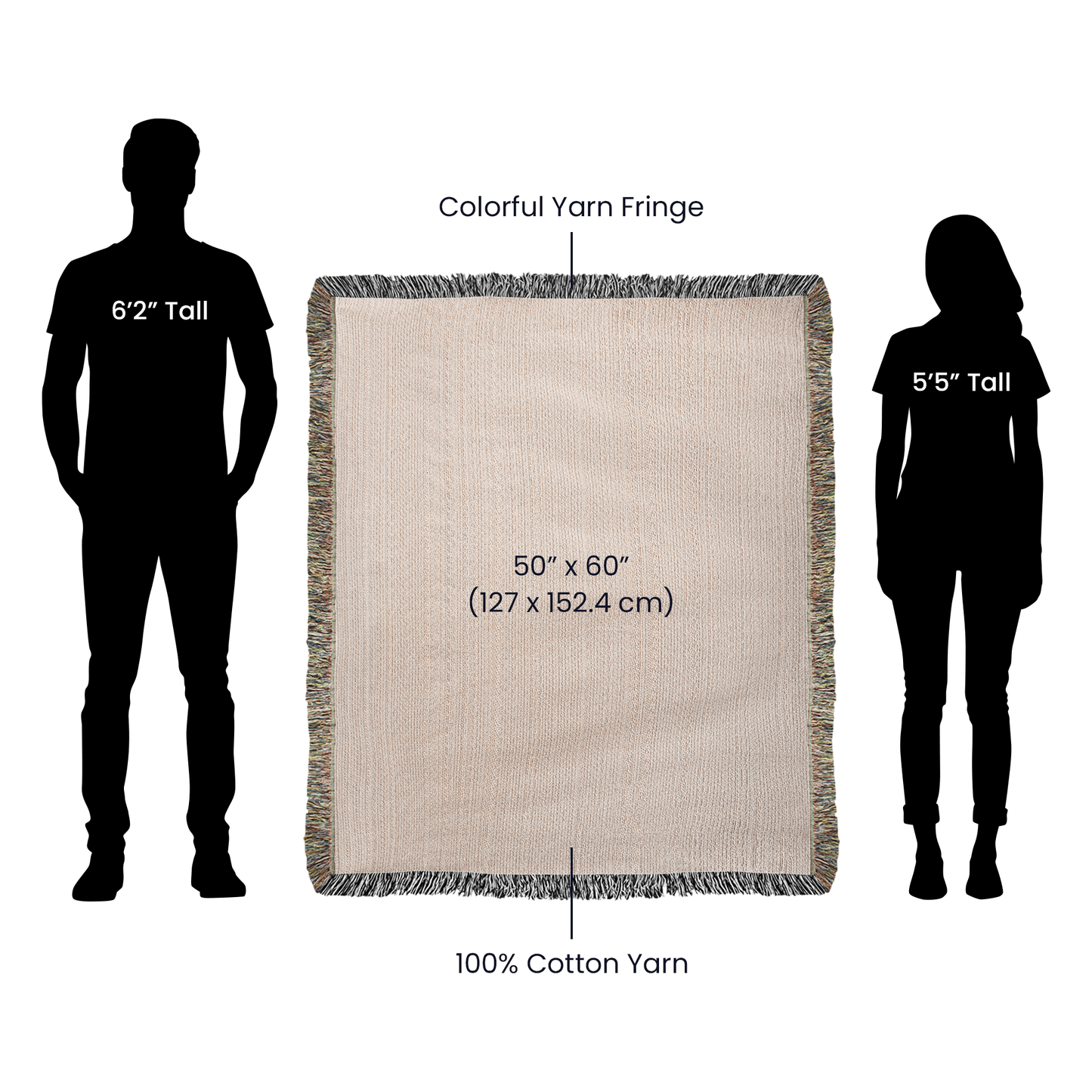 Psalms 91:4 Ninety Nine To One Vertical Heirloom Woven Blanket